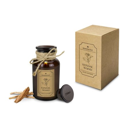 Aromakerze in Apothekerflasche