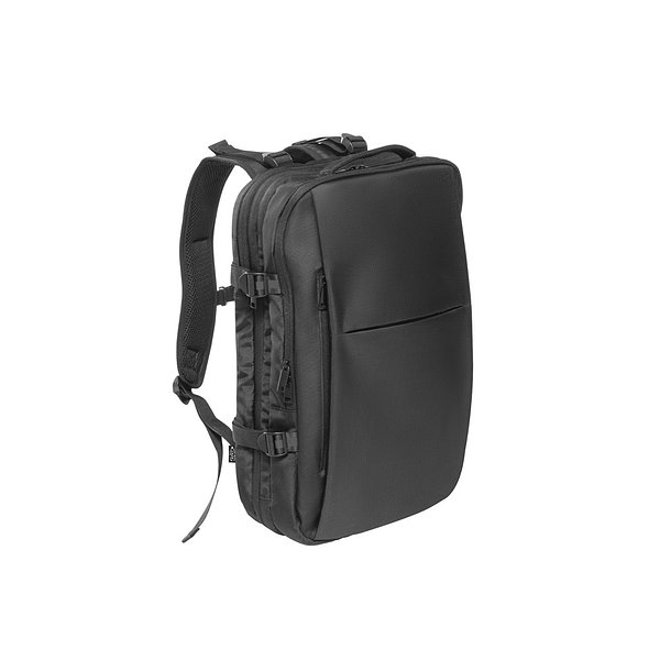 Hochverdichteter Reiserucksack aus recyceltem 600D-Polyester für 17.3"-Laptop Ansepala