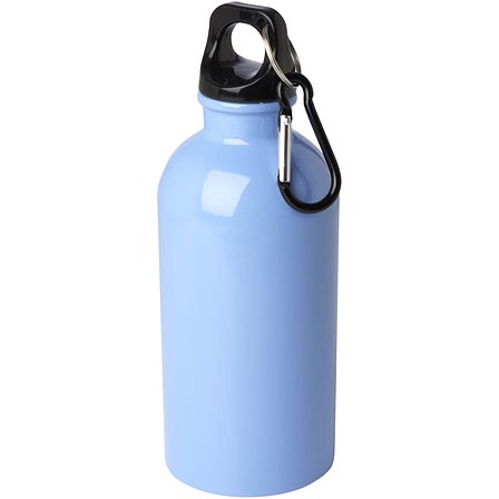 400 ml RCS-zertifizierte, einwandige Trinkflasche aus Edelstahl mit Karabinerhaken - Ongas