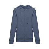 Damen Sweatshirt, mit Reißverschluss und Kapuze Helia
