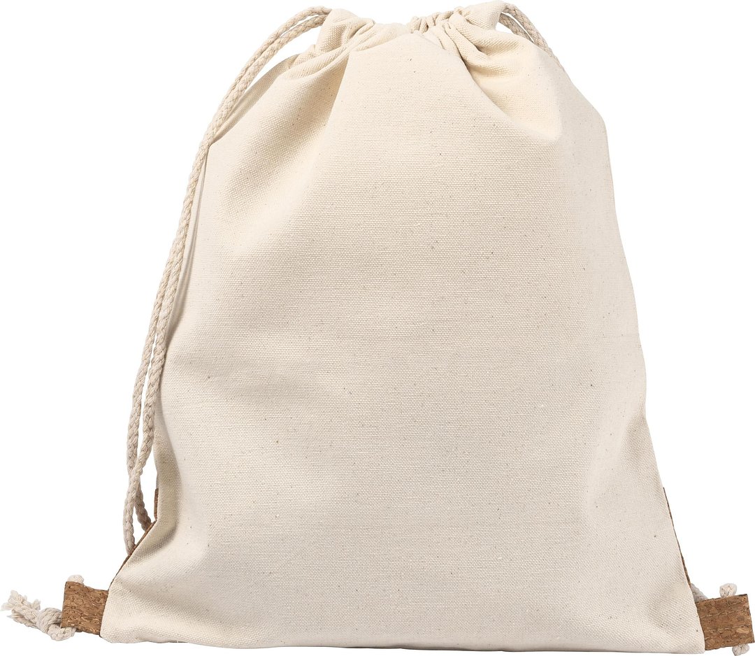 Rucksack Badritas | Baumwolle 250 g/m² | Kork | 1,2 l