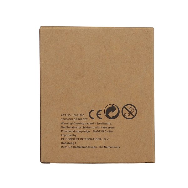 8-teiliges Malset in Kraftkarton Helina