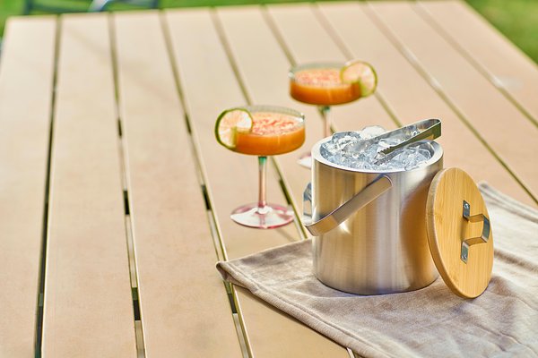 Doppelwandiger Eiskübel aus Edelstahl Corsco
