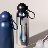 Tekla Stahlisolierflasche Chrom (recycelt) 500 ml Raingi