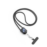 Lanyard mit Smartphone-Halterung, USB-C-Kabel und verschiedenen Adaptern aus recyceltem ABS und recyceltem TPE Giulan