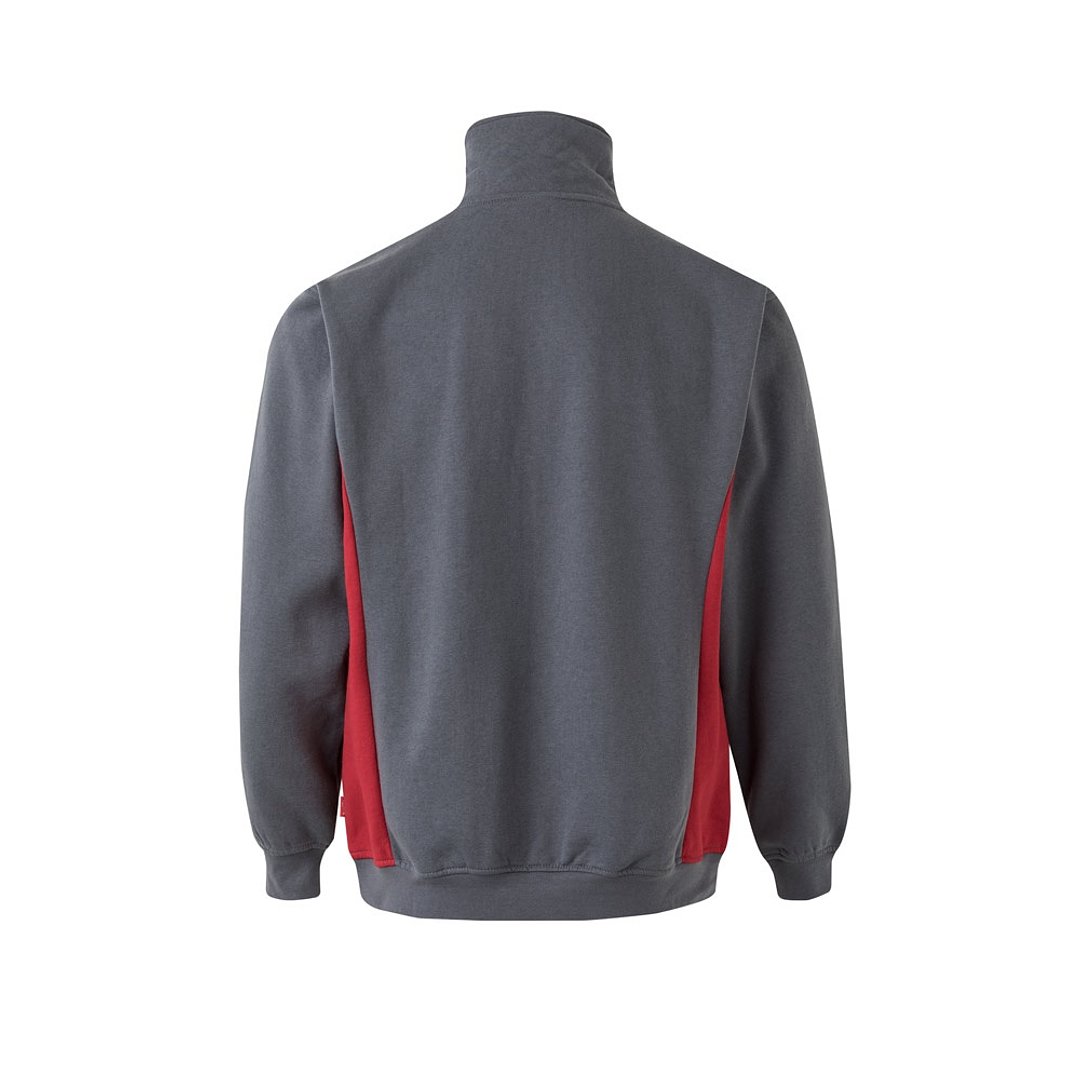Zweifarbiges Frottee-Sweatshirt (260 g/m²), aus Polyester (65 %) und Baumwolle (35 %) Rudorscht