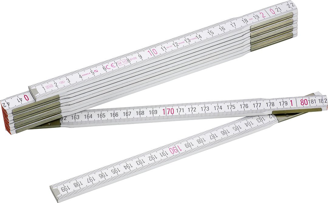 Faltbarer Zollstock aus Holz 600 Serie Mers