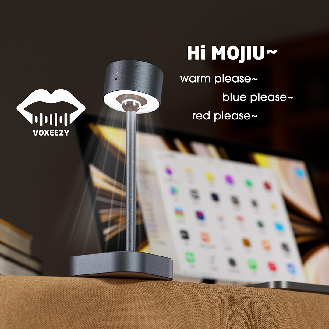 Mojiu Smart Tischlampe mit Sprachsteuerung Rengan