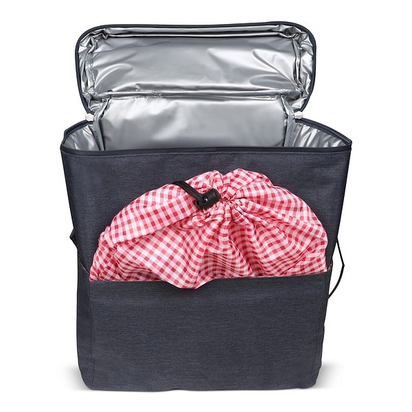 Picknick-Doppel-Fahrradtasche aus R-PET-Material Emenjan