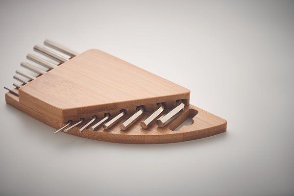 Sechskantschlüssel-Set Bambus Emmascio