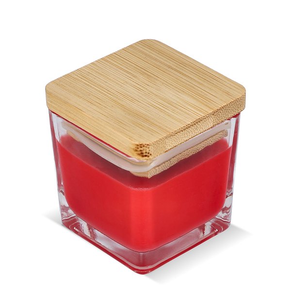 Chakra Kerze auf pflanzlicher Basis im Glasgefäß Utzi