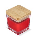 Chakra Kerze auf pflanzlicher Basis im Glasgefäß Utzi