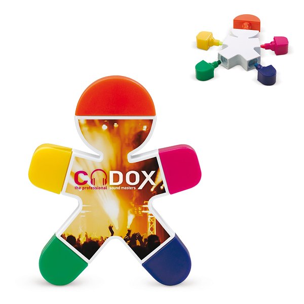 Textmarker Männchen Noldico