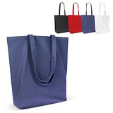 Einkaufstasche Bio-Baumwolle farbig lang 270g/m² 42x12x43 cm Marjaspat