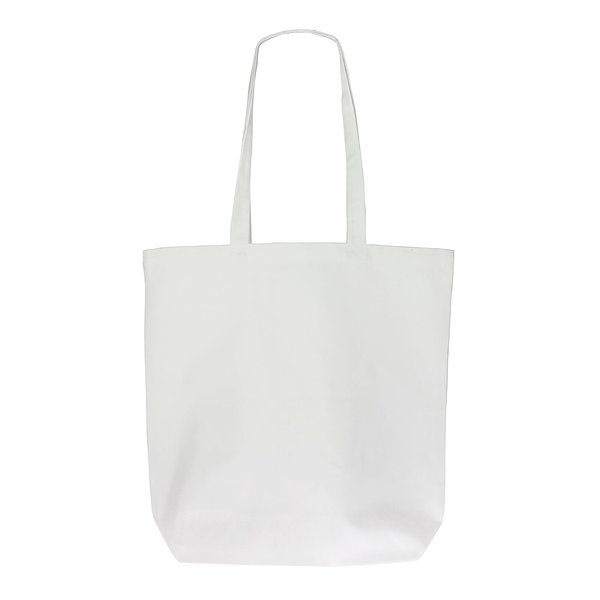 Einkaufstasche Bio-Baumwolle farbig lang 270g/m² 42x12x43 cm Marjaspat