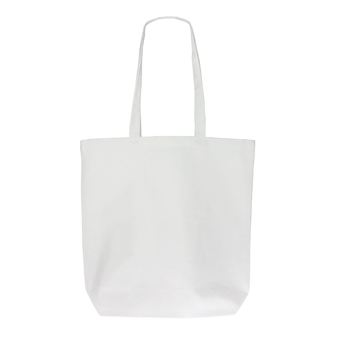 Einkaufstasche Bio-Baumwolle farbig lang 270g/m² 42x12x43 cm Marjaspat