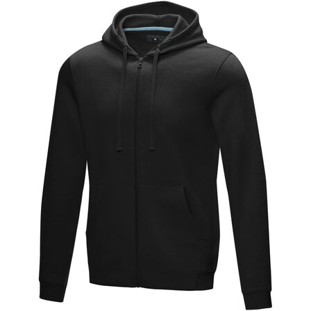 Hoodie mit durchgehendem Reissverschluss aus GOTS- und GRS-zertifiziertem Bio-Material für Herren - Vinetin