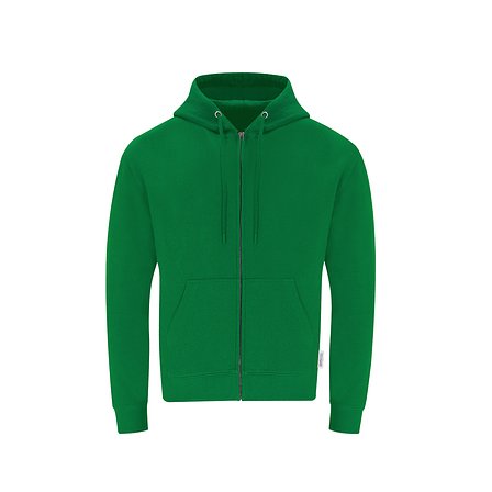 Erwachsene Sweatshirt mit Kapuze + Reißverschluss Idder
