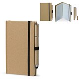 Karton Notizbuch A6 + Stift Trikt