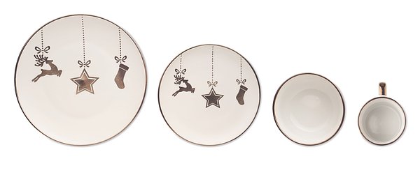 Geschirr-Set 4-teilig Anin