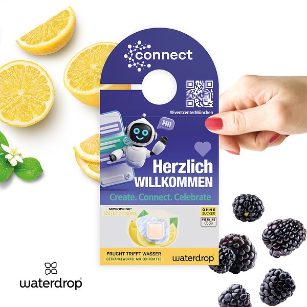 Flaschen-Türanhänger waterdrop®