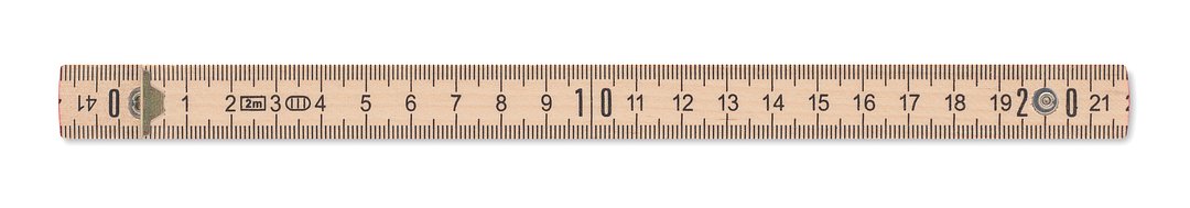 Zollstock Holz 2m Rudoldi