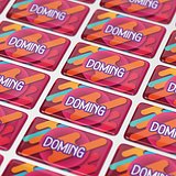 Doming Rechteck 80x25 mm Steillia