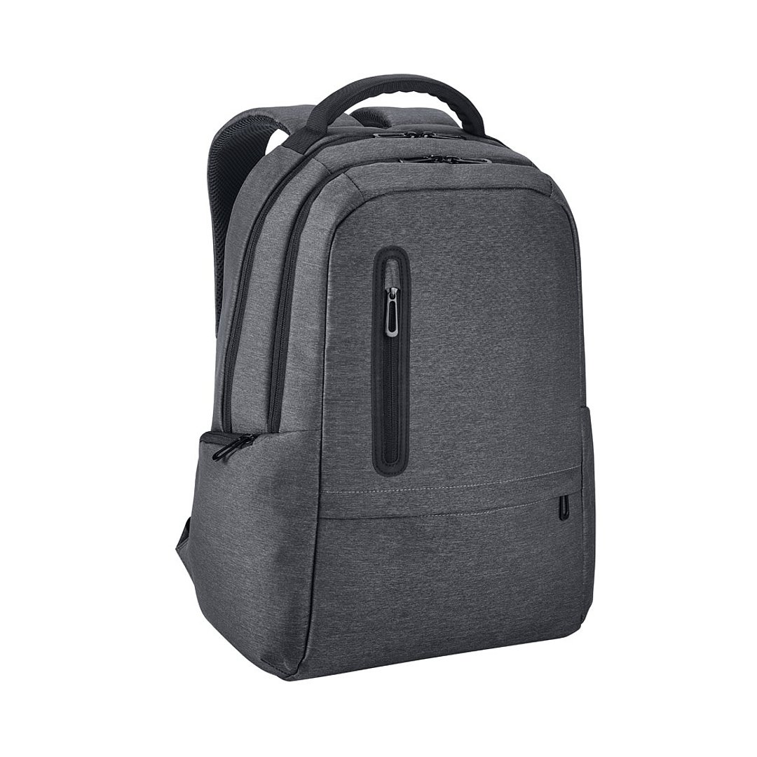 Wasserdichter Laptop-Rucksack aus recyceltem Nylon in 2 Farben mit Fach aus 210D recyceltem Polyester Uregnanni