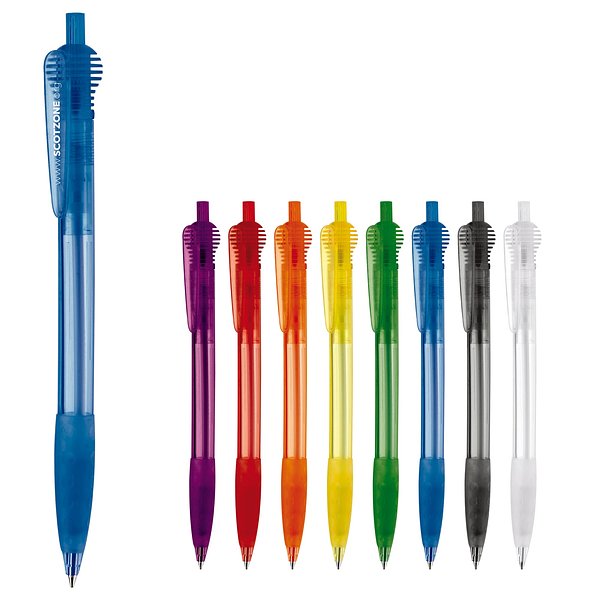 Kugelschreiber Cosmo Grip Transparent Sarer