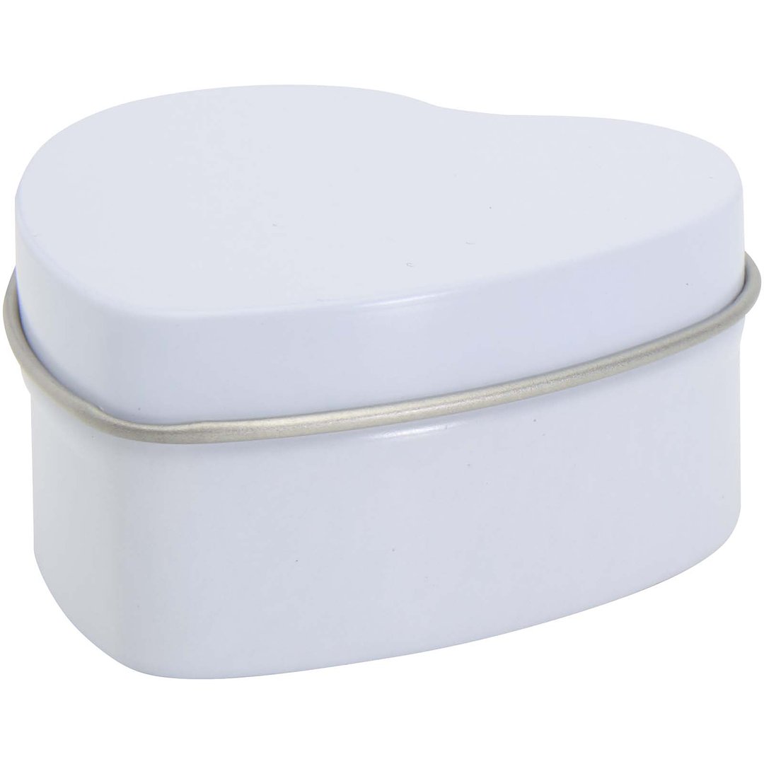 Herzförmige Zinnkerze mit Vanille Duft - Giun