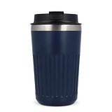 Recycelter Edelstahl-Thermobecher für Kaffee zum Mitnehmen, 400 ml Natianng
