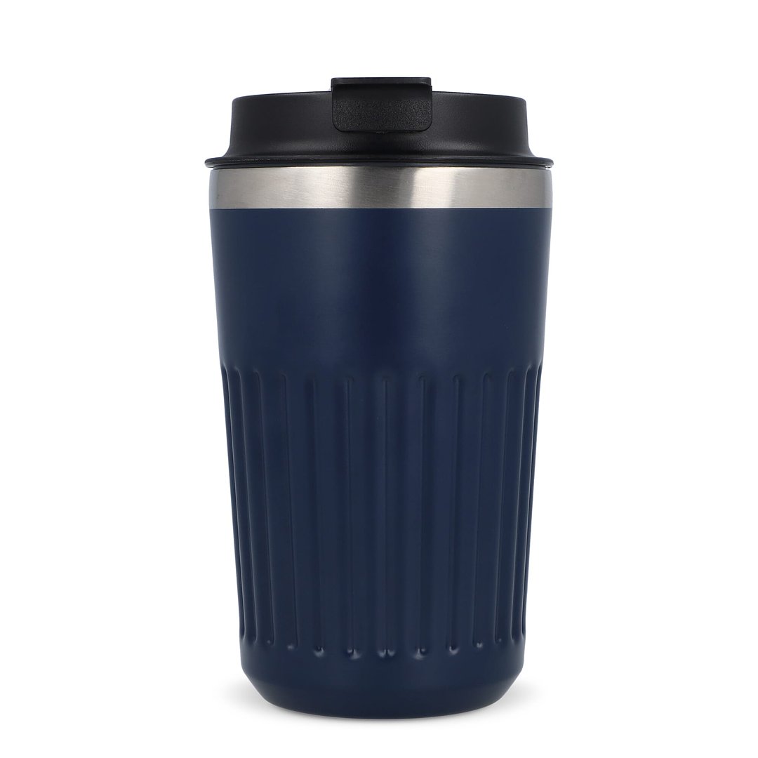 Recycelter Edelstahl-Thermobecher für Kaffee zum Mitnehmen, 400 ml Natianng