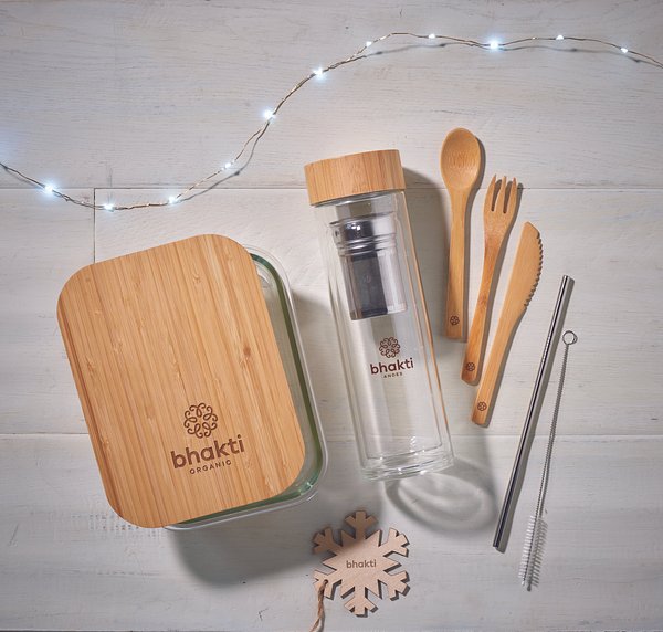Lunchbox Glas mit Bambus Benglieri