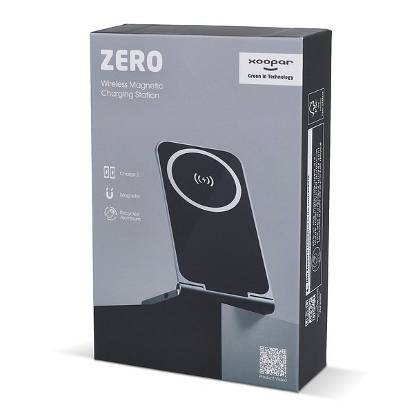 2255 - Zero 2 in 1 Drahtloses Ladegerät Kompatibel mit MagSafe Emervep