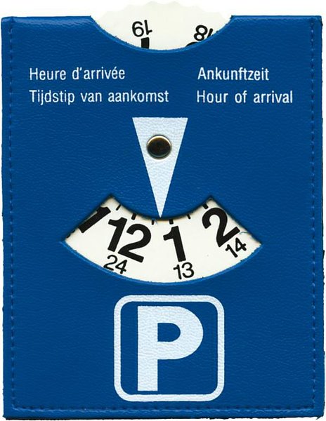 Parkscheibe aus PU Durer
