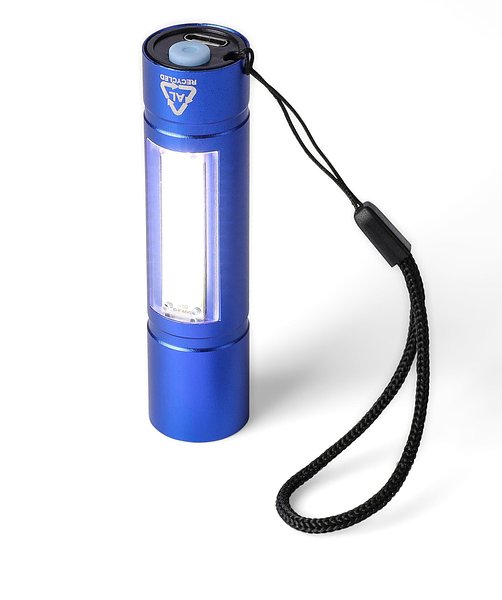 Taschenlampe aus recyceltem Aluminium COB Jovignas
