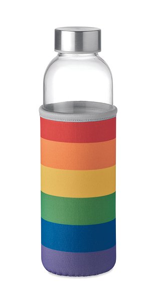 Trinkflasche Glas 500 ml Friten