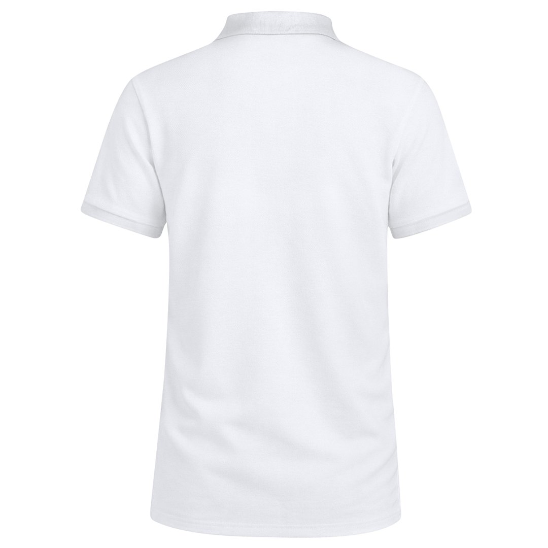 Erwachsene Weiss Polo-Shirt Idpan