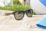 Sonnenbrille Chatria | Kunststoffrahmen und Bambusbügel | UV400