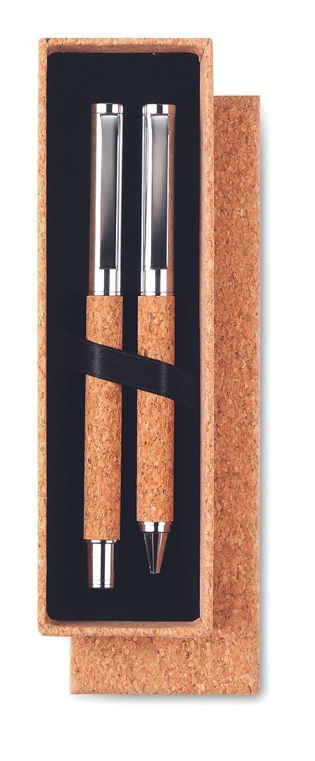 Schreibgeräte-Set Kork Lorlia