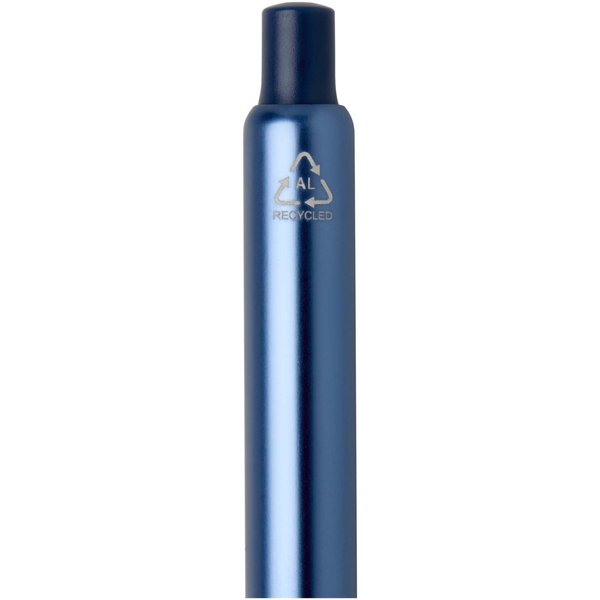Kugelschreiber aus recyceltem Aluminium mit eloxierter Oberfläche (blaue Tinte) - Aitz