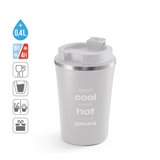 Trinkflasche aus mattiertem Glas 500ml Meningi