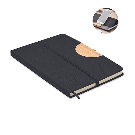 DIN A5 RPET Notizbuch, liniert Mengaull