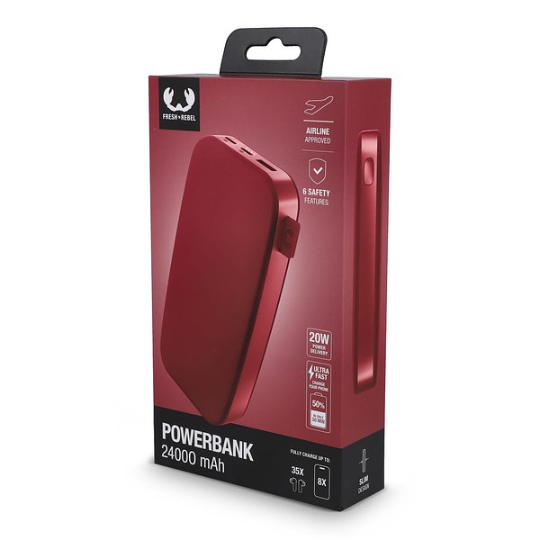 Fresh 'n Rebel Powerbank 24000 mAh PD USB-C - Ultra Forte Beatht