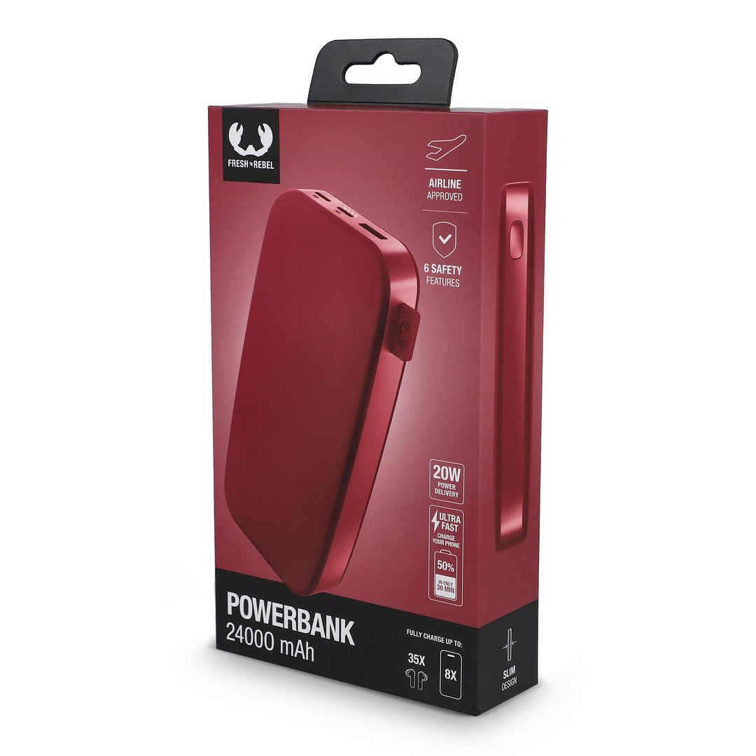 Fresh 'n Rebel Powerbank 24000 mAh PD USB-C - Ultra Forte Beatht
