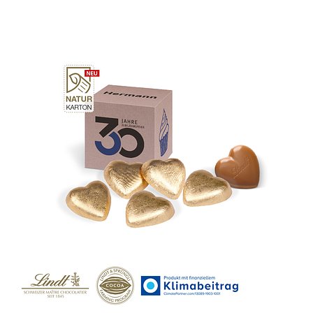 Werbewürfel mit süsser Füllung