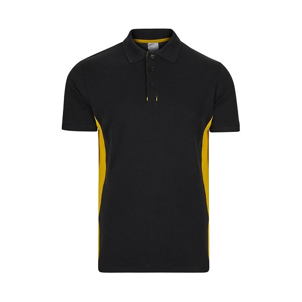 Zweifarbiges Piqué-Poloshirt (180 g/m²), kurzärmelig, aus Baumwolle (60%) und Polyester (40%) Buorli