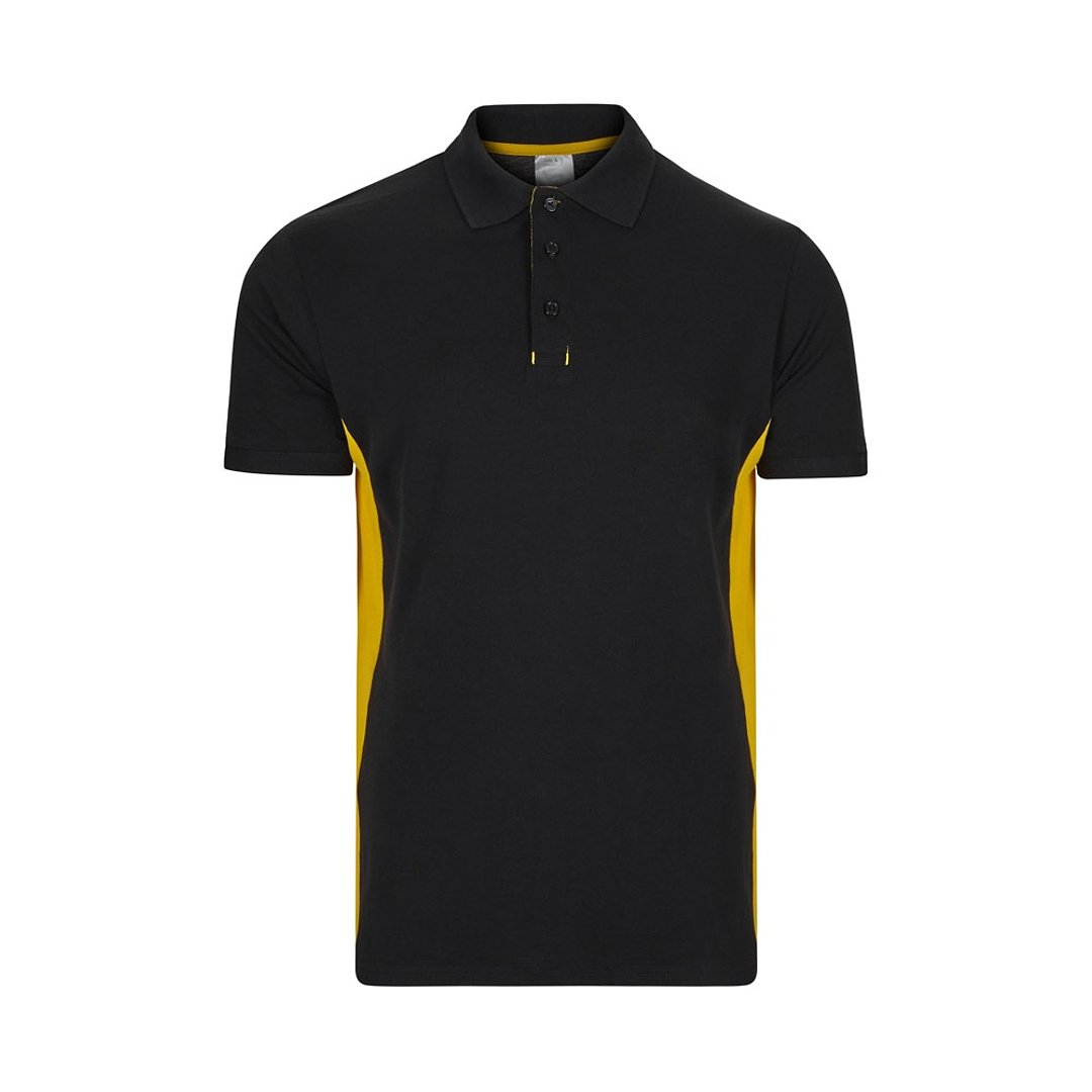 Zweifarbiges Piqué-Poloshirt (180 g/m²), kurzärmelig, aus Baumwolle (60%) und Polyester (40%) Buorli