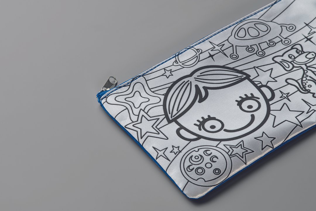 Schlampermäppchen mit Stiften Giafenian