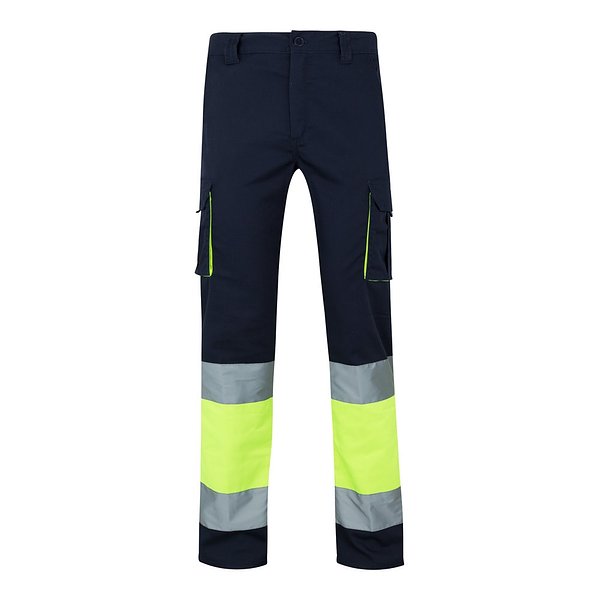 Zweifarbige Stretch-Hose mit mehreren Taschen (240 g/m²), aus Baumwolle (46 %), EME (38 %) und Polyester (16 %) Trineli